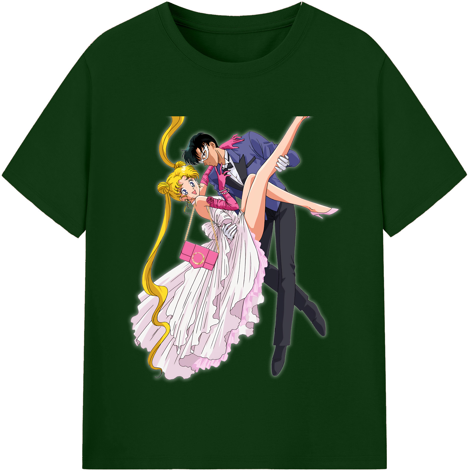 （画像用） 美少女戦士セーラームーン 愛野 美奈子 あいの みなこ Sailor Moon Aino Minako 綿100％半袖Tシャツ（フロントプリント）